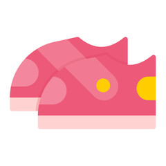 Baby Shoes icon vector image. Can be used for Raising Children.