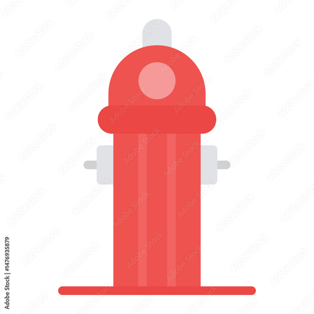 Poster fire hydrant icon vector image. can be used for rescue and response.