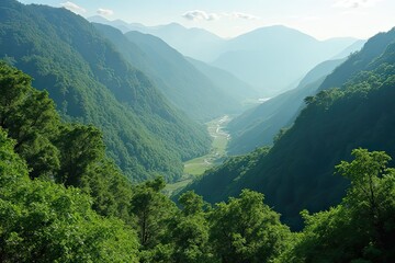 Naklejka premium Exploring Earth's Varied Landscapes: A Photographic Journey