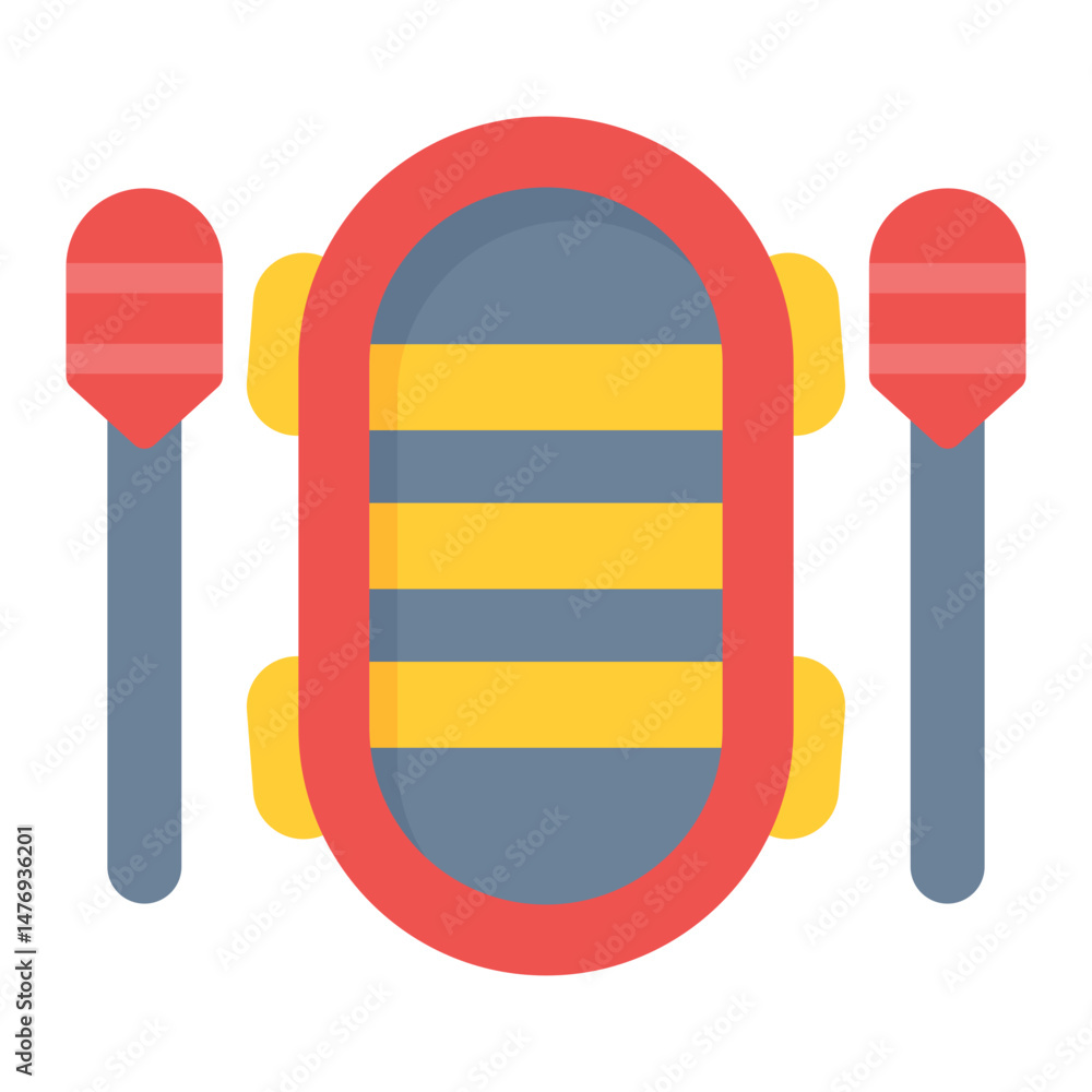 Poster lifeboat icon vector image. can be used for rescue and response.