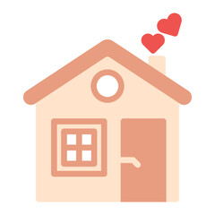 Dream Home icon vector image. Can be used for Retirement.
