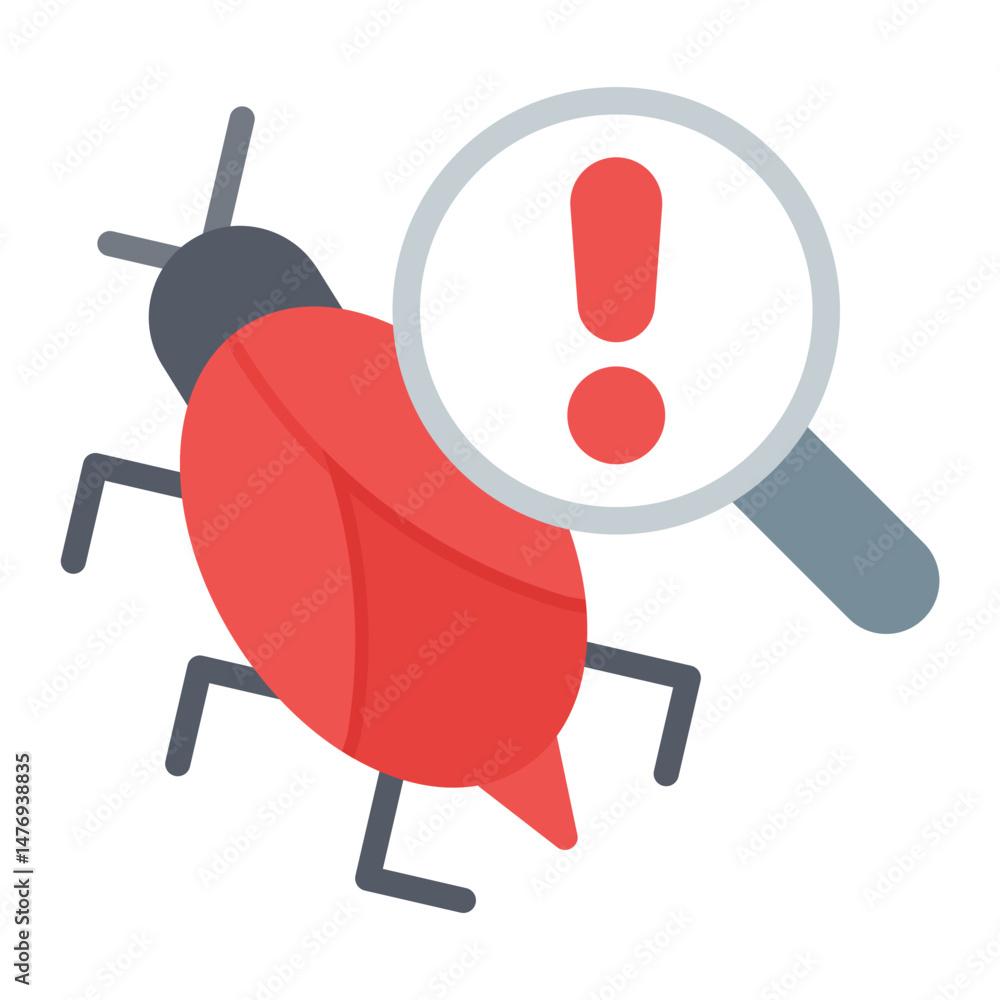 Poster malware icon vector image. can be used for information security.