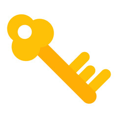 Key icon vector image. Can be used for Information Security.