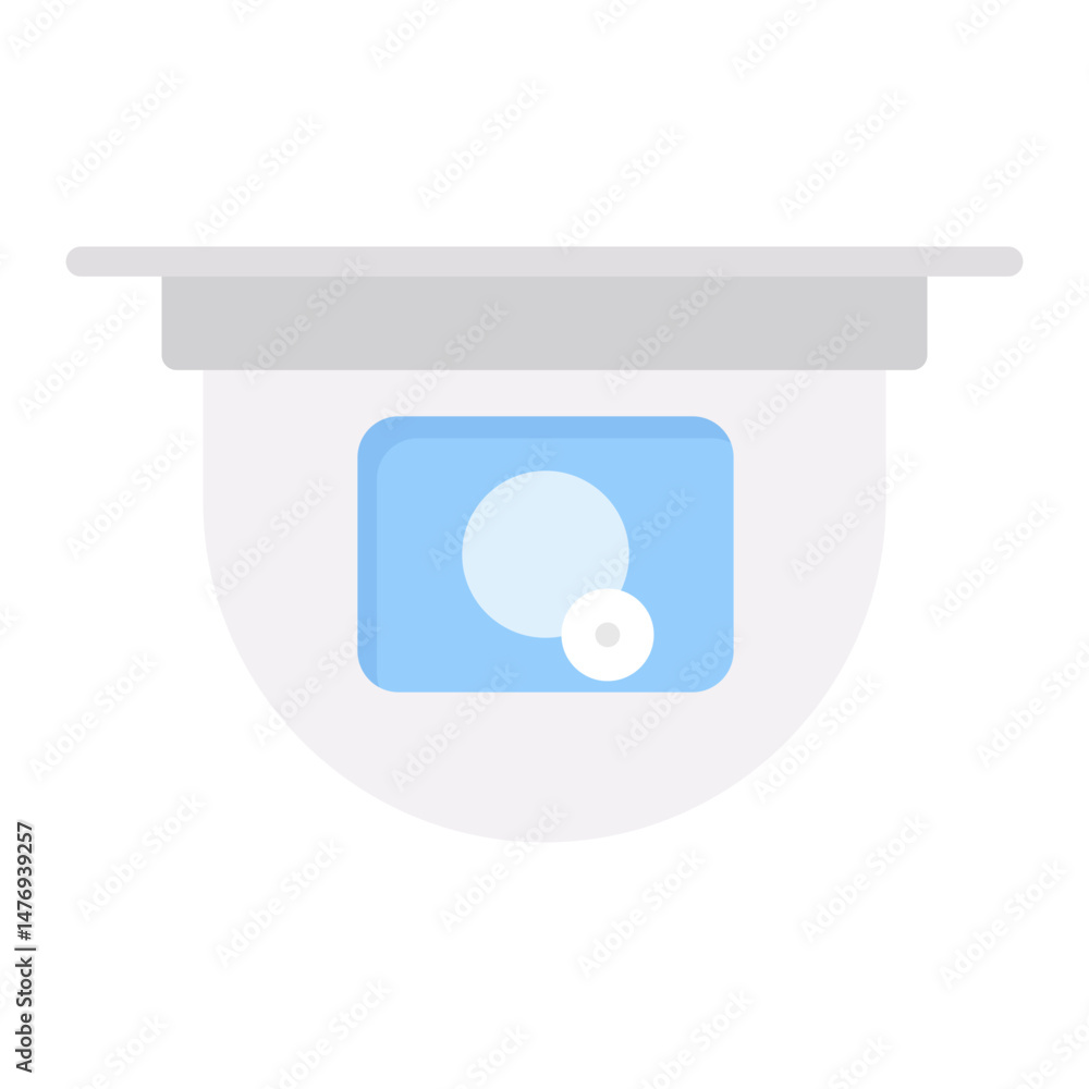 Aufkleber security camera icon vector image. can be used for information security.