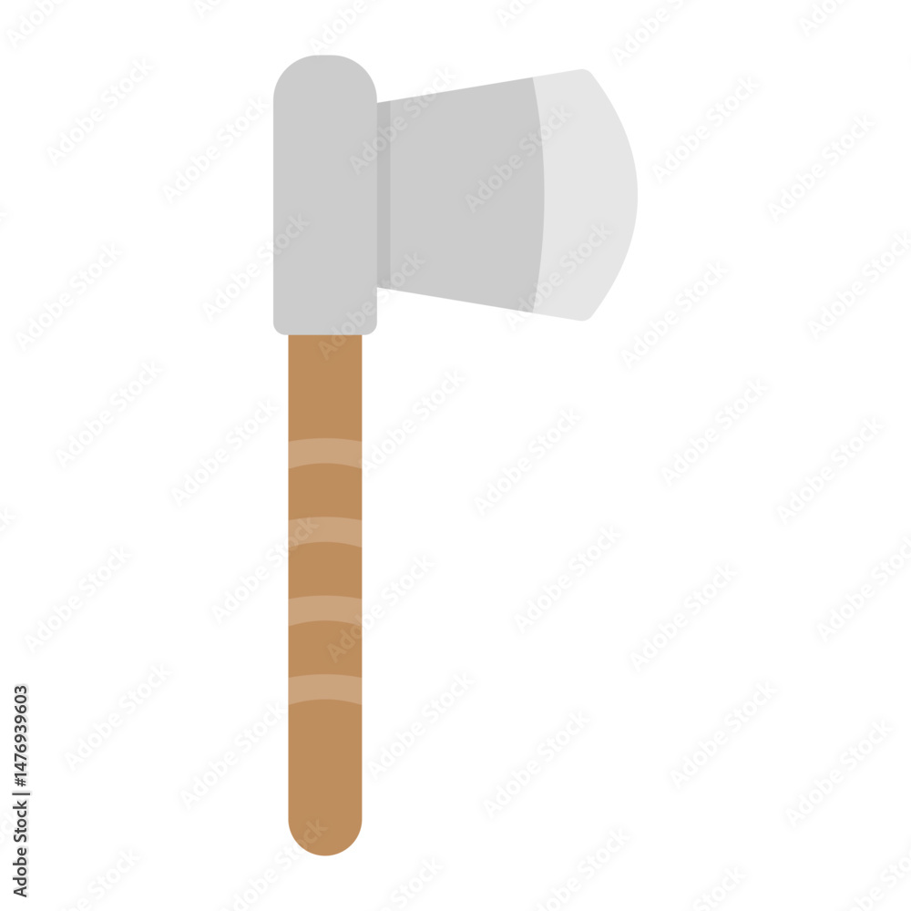 Poster axe icon vector image. can be used for mining and crafting.