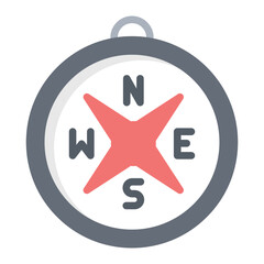 Obraz premium Compass icon vector image. Can be used for Mining And Crafting.