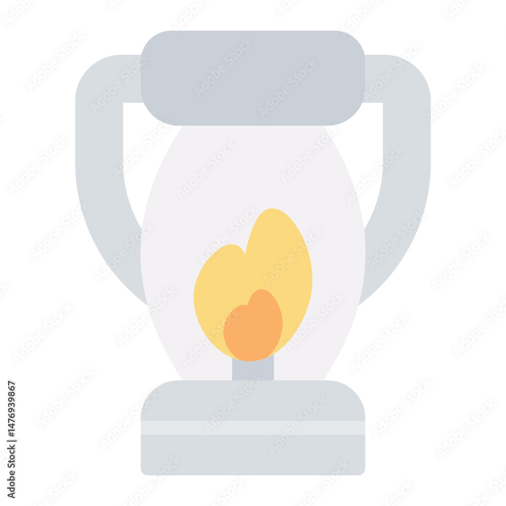 Aufkleber lantern icon vector image. can be used for mining and crafting.