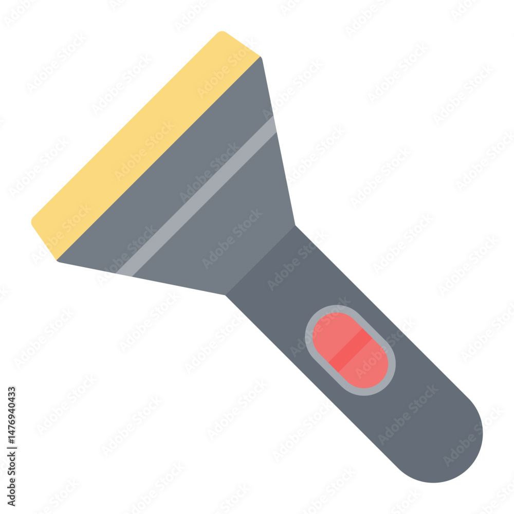 Poster torch icon vector image. can be used for mining and crafting.