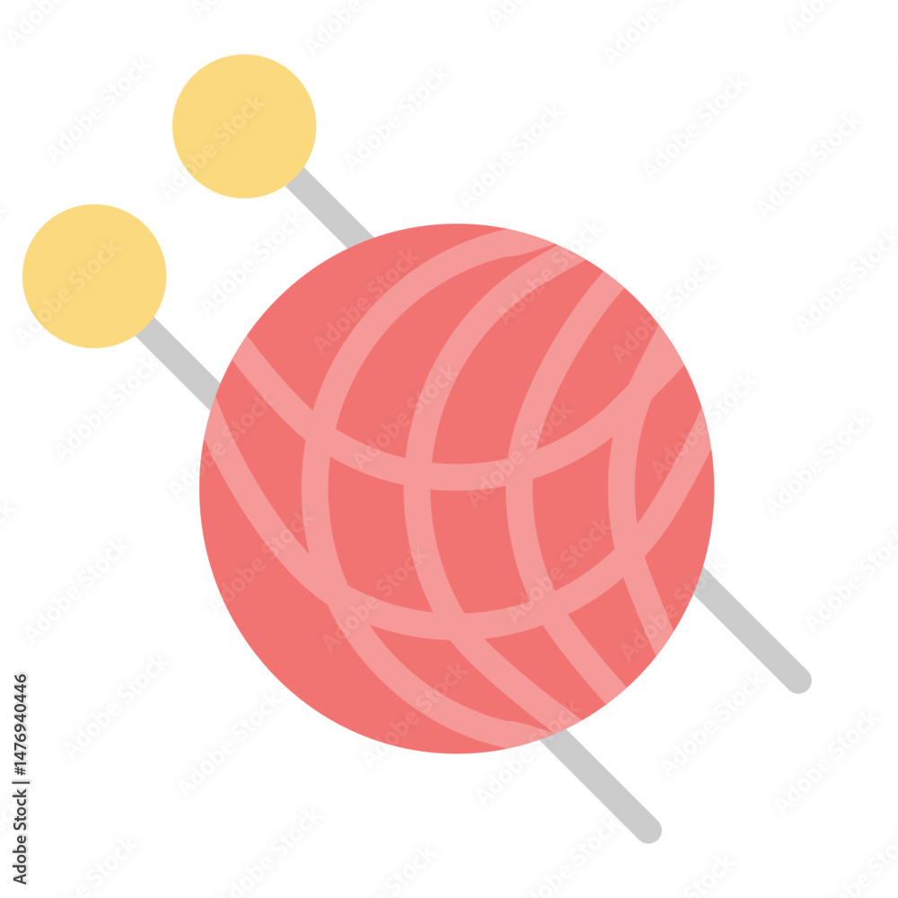 Poster wool icon vector image. can be used for mining and crafting.