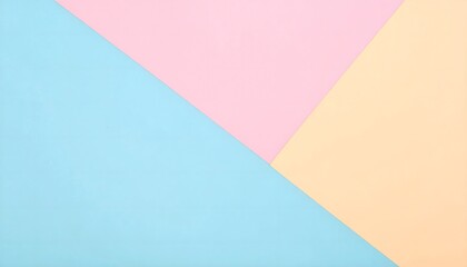 Abstract Pastel Paper Cut Shapes