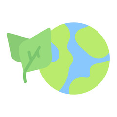 Eco Friendly icon vector image. Can be used for Eco Development.