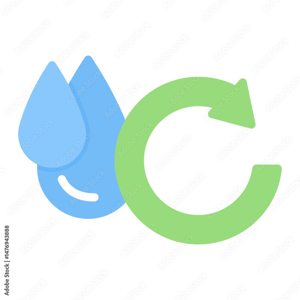 Poster renewable resources icon vector image. can be used for eco development.