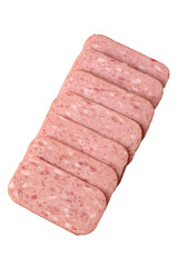 Canned ham, meat, pork, with spices and salt