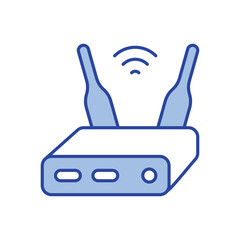 Router Icon vector stock illustration