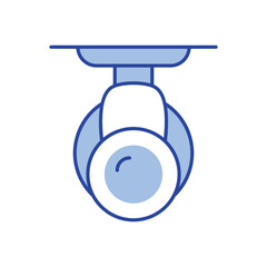 Security Camera Icon vector stock illustration