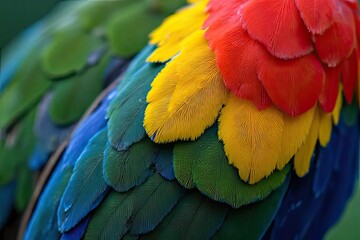 Obraz premium Feather Detail in Aviary