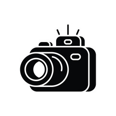 Digital Camera Icon vector stock illustration