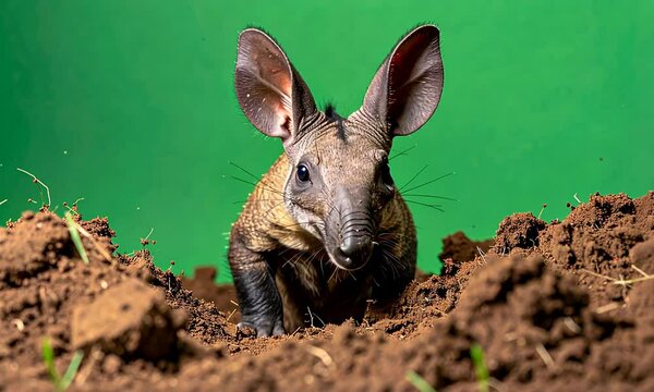 Aardvark digging