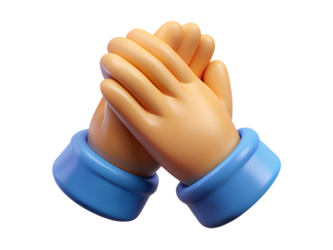 Pair of Praying Folded Hands