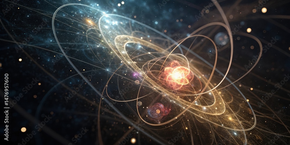 Poster atomic structure visualization