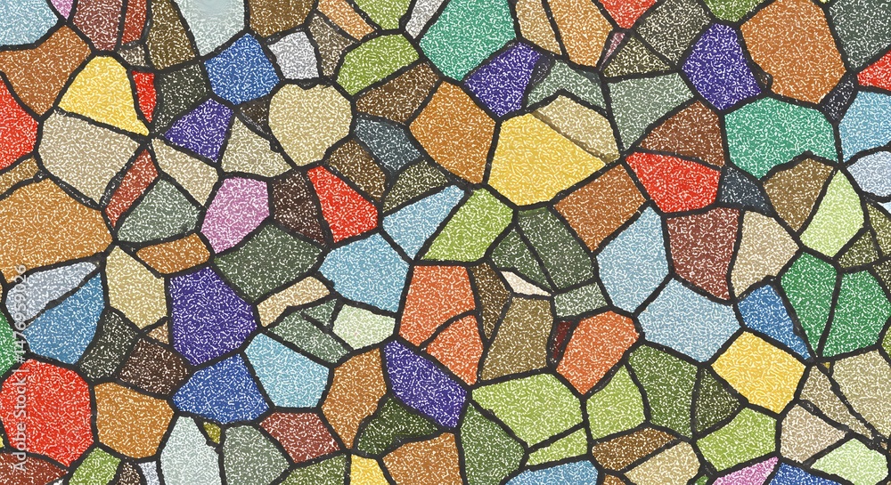 Poster vibrant colorful mosaic pattern abstract geometric texture background image
