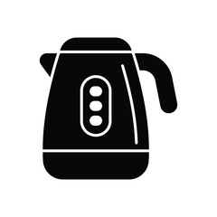 Electric Kettle Icon vector stock illustration