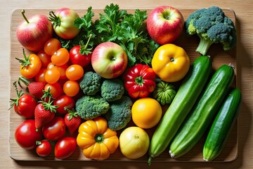 Focused Image on Nutritious Meals