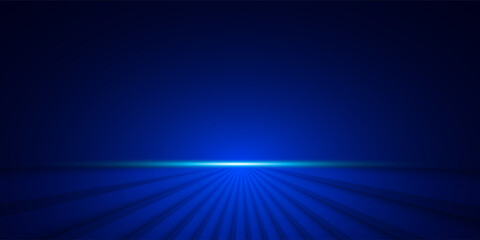 Scene blue light on dark background with effect glowing. Futuristic backdrop design concept. Vector illustration