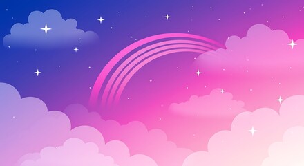 Fototapeta premium Cosmic Candy Clouds
