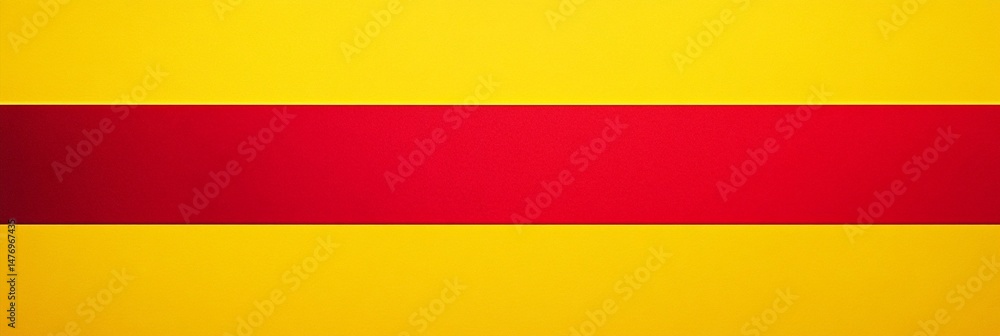 Poster this vibrant image showcases a striking combination of yellow and red colors, offering a bright and 