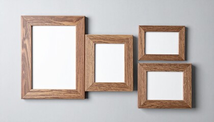 Fototapeta premium wooden picture frame
