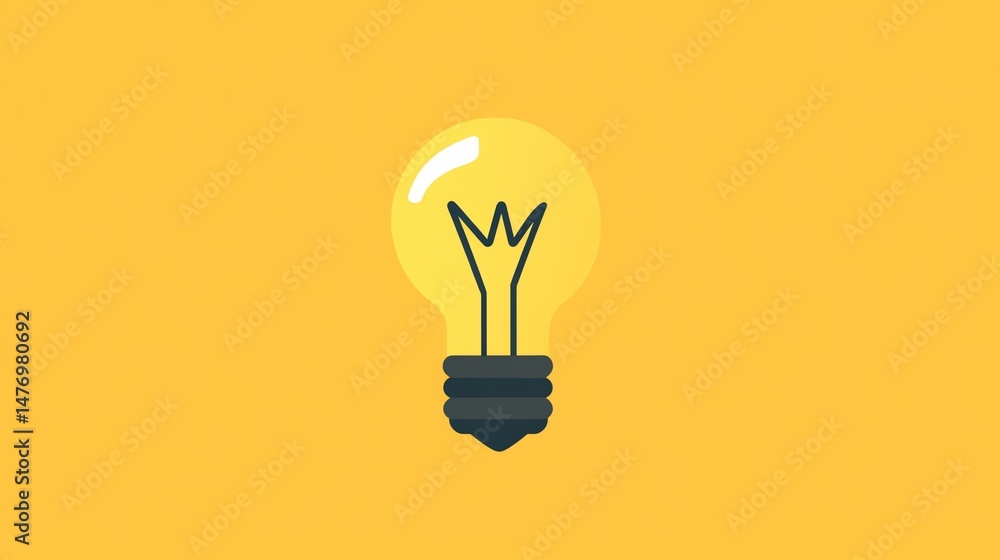 Poster the photo depicts a light bulb with a miniature light bulb nested within it. it’s a visual represent