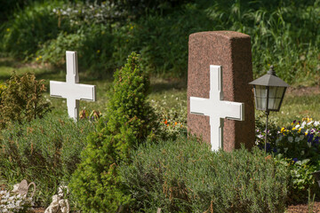 Friedhof, Grabstein, Statue	