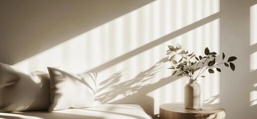 Enhancing home decor with indoor plants in the living room.