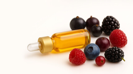 Natural Berry Infused Vitamin Serum for Skin Nourishment