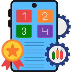 SEO Ranking Icon � Mobile Search Result and Performance Optimization