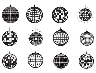 DISCO BALL SILHOUETTE