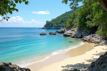 Fototapeta premium Hidden Seaside Shoreline