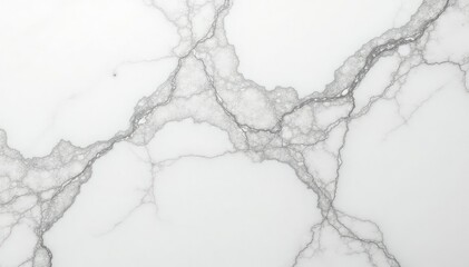 Obraz premium Close-up of polished white marble texture, showing veins and natural pattern , flooring, glossy, stone