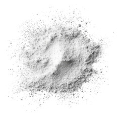 White powder substance, scattered