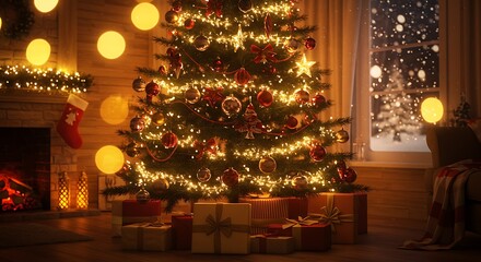 Golden Hour Christmas Glow