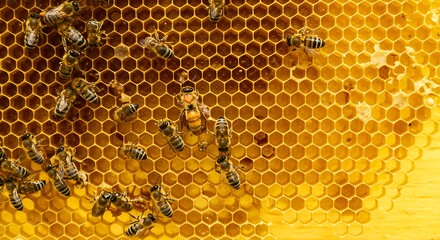 Golden Geometry of the Hive