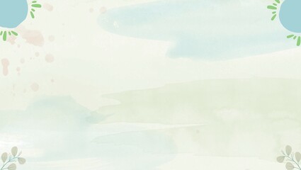 Fototapeta premium A grunge floral spring background evokes a beautiful, abstract nature scene with cloudy, light blue and white textures suggesting a bright, airy atmosphere
