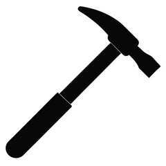 construction worker element isolated chisel on white background