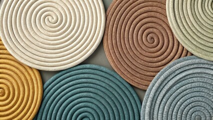 Spiral Patterned Coasters