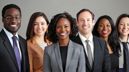 A job interview with a diverse panel of interviewers