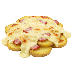Tartiflette-Style Potatoes with Lardons and Melted Cheese
