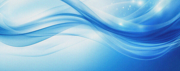 Abstract Blue Wave Water Flow.