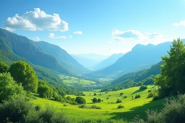 Fototapeta premium Landscape Beauty Valley Views