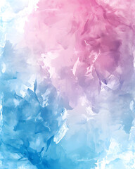 Obraz premium Gentle Blue and Pink Watercolor Texture